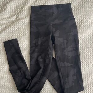Lululemon wunder train leggings-camo